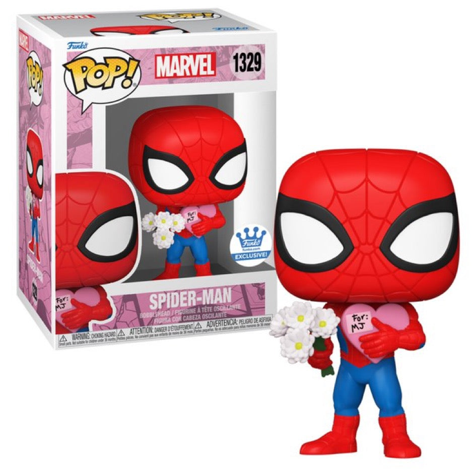 Marvel: Valentines Day: Spider-Man With Flowers (Funko Shop Exclusive)