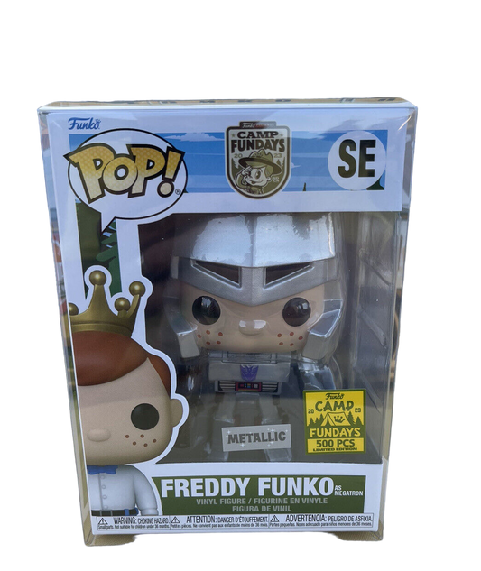Freddy Funko As Megatron (Metallic) (Fundays 2023 Exclusive L.E 500)