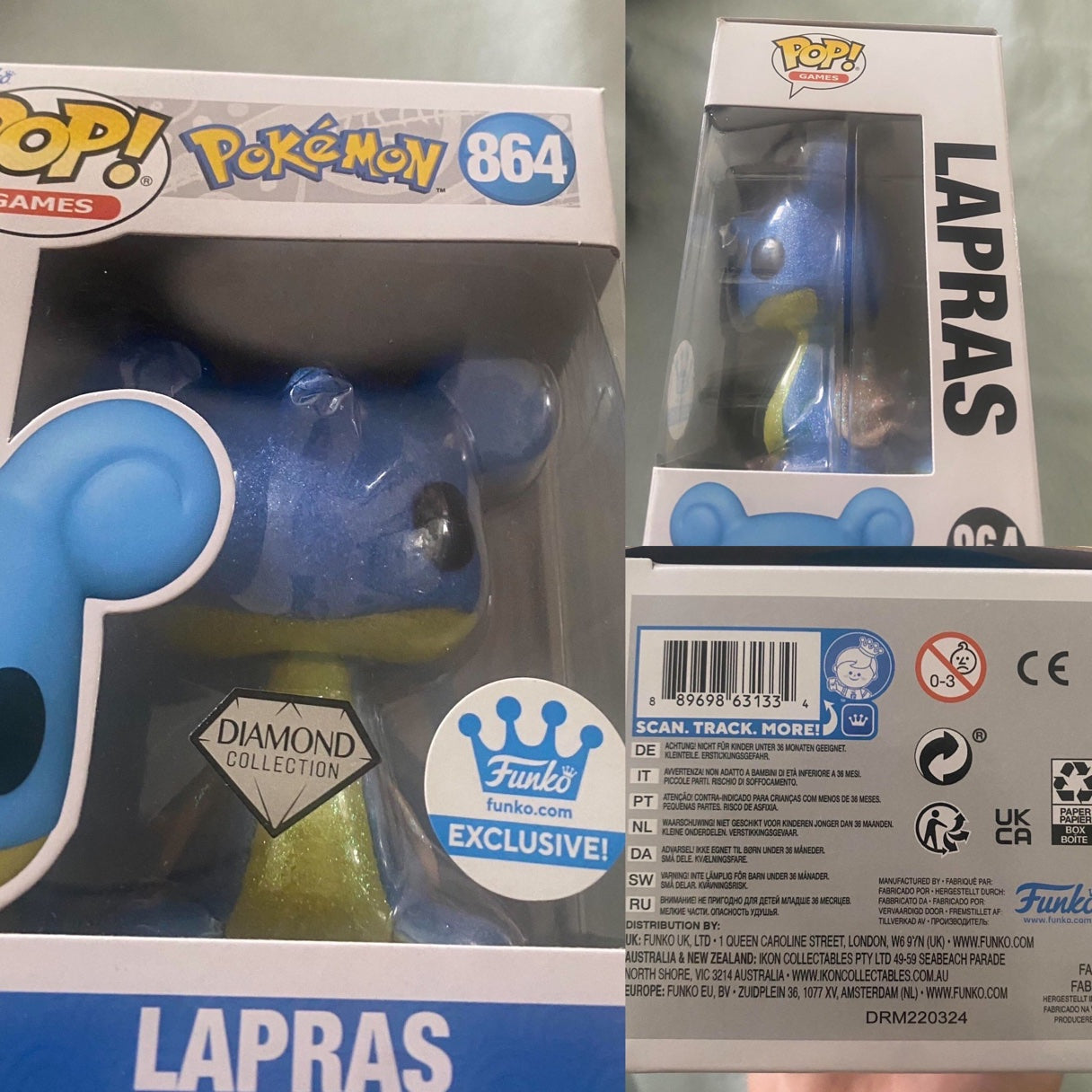 Games: Pokemon: Lapras (Diamond) (Funko Shop Exclusive)