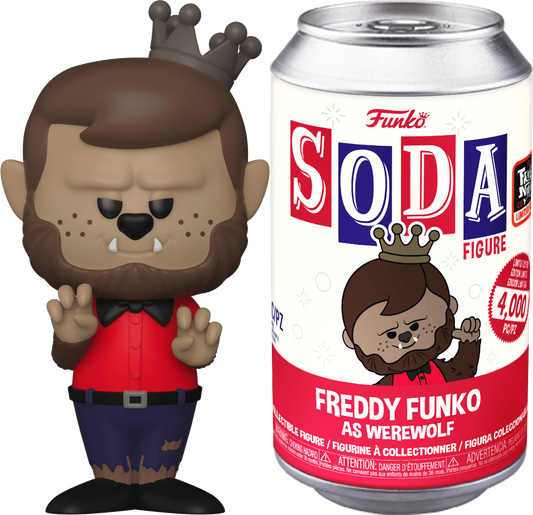 Freddy Funko as Werewolf (Sealed Can) (Fright Night Box Of Fun Exclusive L.E 4,000)