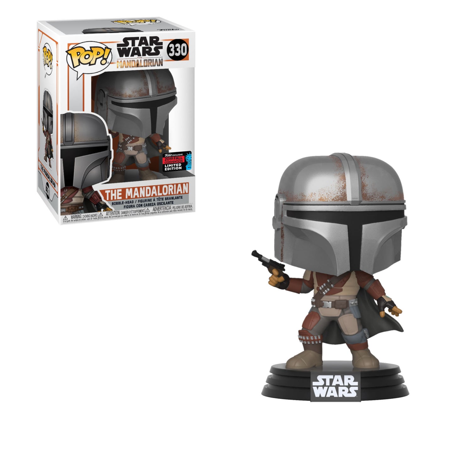 Star Wars: The Mandalorian With Pistol (2019 NYCC Shared Sticker)